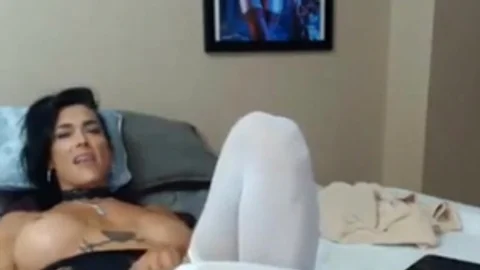 nice-looking lady-man MILF Plays With Her Shecock