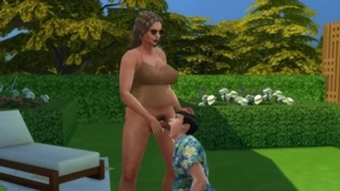 lascivious older Trans Woman Wants Her youthful neighbour - WickedWhims