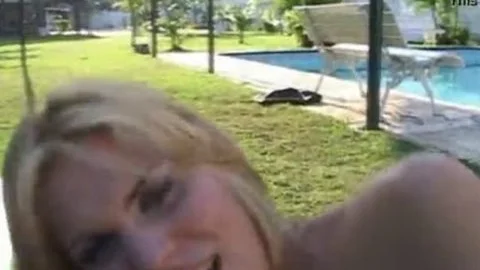 blonde lady-man Outdoor Interracial ass pounded