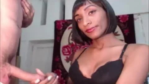 Skilled ladyboy sucking Her lucky lover's Shaft