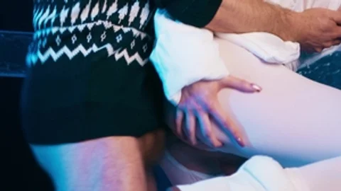 Trans Angels: Dark-Haired Hunk Delivers A Creampie Surprise