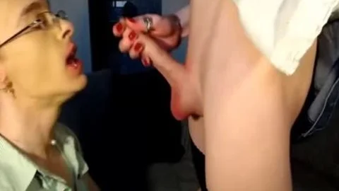 Fabulous tranny Scene With Creampie, nails Scenes