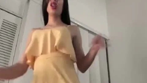 tranny April large cock cam