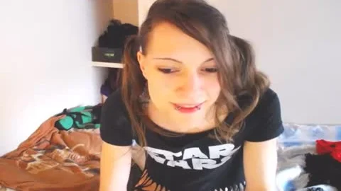 Star Wars Fangirl Has A big nasty rod