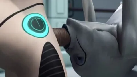 juicy Sex! Sci-fi Android bonks Hard An Alien In The Surgery Room In The Space Station