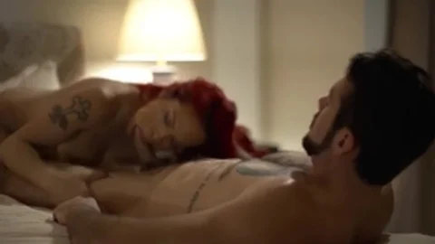 Bareback nailed rough busty transsexual
