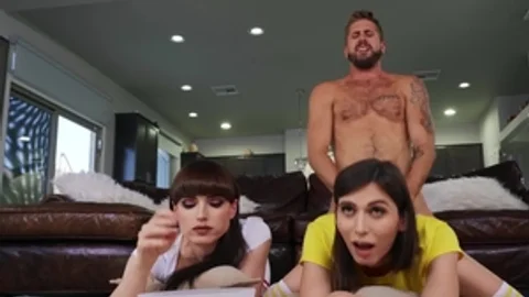 TransAngels: Brunette Korra Del Rio handjob