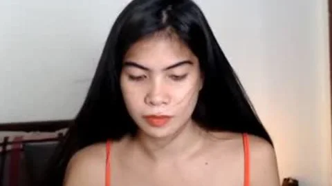 cute shemale Pinay babe Masturbating On cam