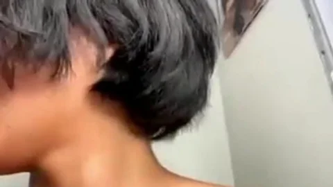 slim ebony teen ladyboy With large tits dildos a-hole On cam