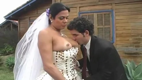 ladyboy Bride pokes Her Hubby After Wedding