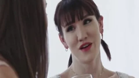 Chanel Preston widens Her Legs And Let TBabe Lena Kelly hammers Her pussy