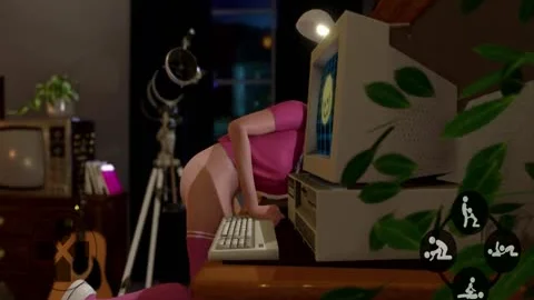 Two beauties Turned Into ladymans - 3D Futanari Animation clip