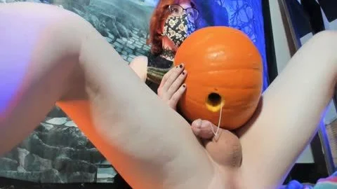 Worst Halloween special Ever: Trans beauty bonks A Pumpkin